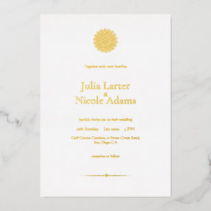 Whispering Spring Floral Mandala Wedding
