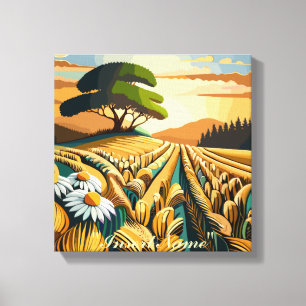 Whispering Wheat Canvas Print