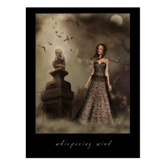 Whispering wind postcard