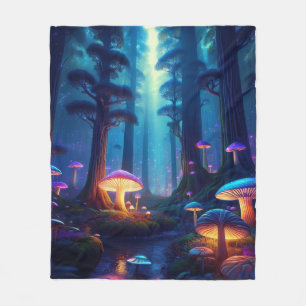 Whispering Woods Fleece Blanket