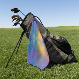 Whispering Woods, Luminous Pastel Colours, Golf Towel