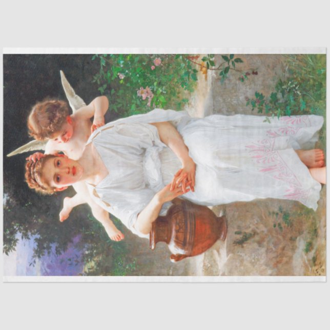 Whisperings of Love, Bouguereau Tissue Paper (Front)