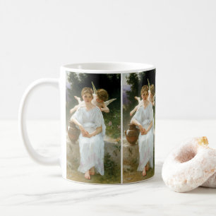 Whisperings of Love, First Reverie by Bouguereau Coffee Mug