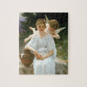 Whisperings of Love, First Reverie by Bouguereau Jigsaw Puzzle