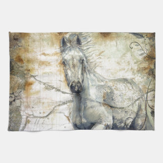 Whispers Across the Steppe Tea Towel