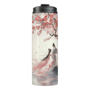 Whispers Beneath the Red Tree – Mythic Serenity Thermal Tumbler