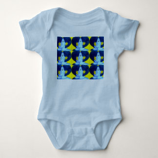 Whispers Blue T-shirt 6 months Baby Bodysuit
