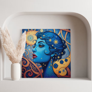 Whispers in Dot and Curve Canvas Print
