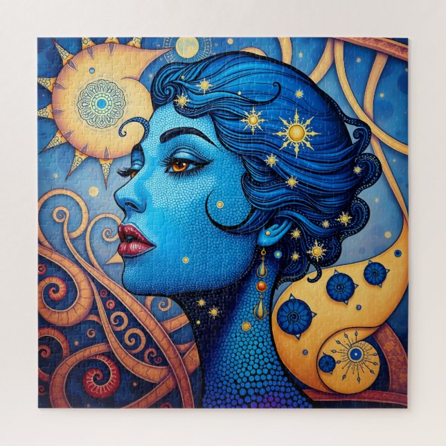 Whispers in Dot Jigsaw Puzzle (Vertical)