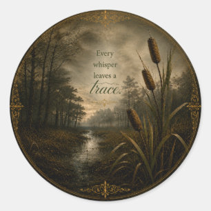 Whispers in Hollow Creek - Juliet Thorne  Classic Round Sticker