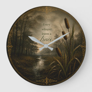 Whispers in Hollow Creek - Juliet Thorne  Large Clock