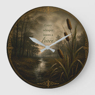 Whispers in Hollow Creek - Juliet Thorne  Large Clock