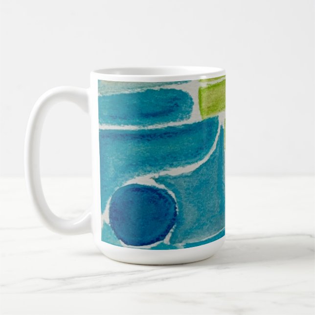 Whispers in Neocolor Coffee Mug (Left)