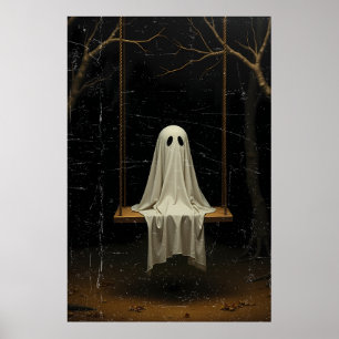 Whispers in the Dark, Ghostly Swing in the Forest Poster