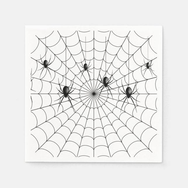 Whispers in the Web Napkin (Front)