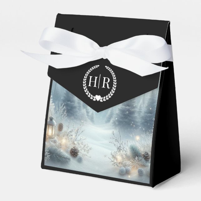 Whispers of a Winter Solstice Favour Box (Front Side)