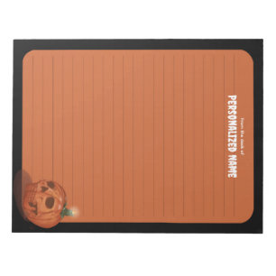Whispers Of Autumn - Orange - Lined Notepad