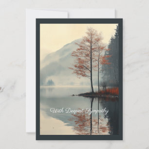 Whispers of Autumn Reflection Invitation