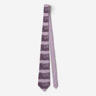 Whispers of Dawn: Lavender Mist Silk Tie
