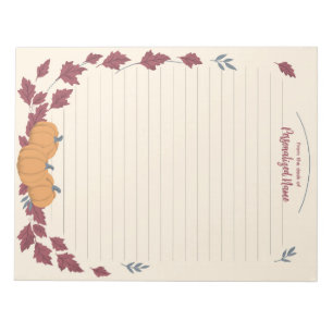 Whispers Of Fall Lined Notepad