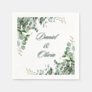 "Whispers of Green" Napkin