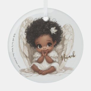 Whispers of Heaven: Angelic Innocence in Lace Glass Tree Decoration