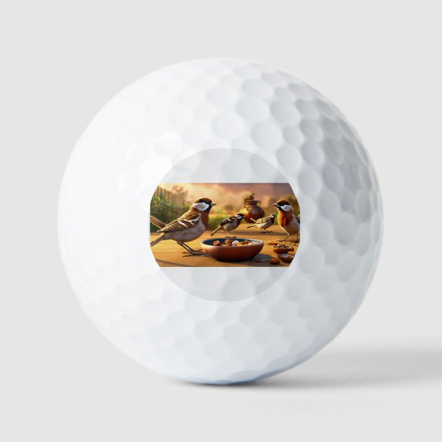 Whispers of Hunger Golf Balls (Front)