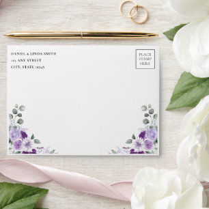 Whispers of Lavender: Elegance Bloom Envelope