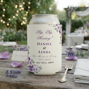 Whispers of Lavender: Elegance in Bloom Can Cooler