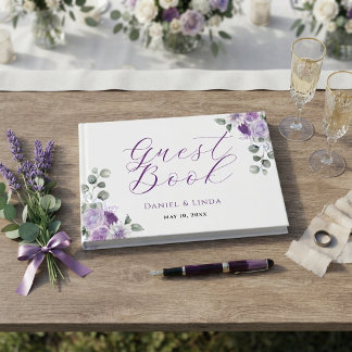 Whispers of Lavender: Elegance in Bloom Guest Book
