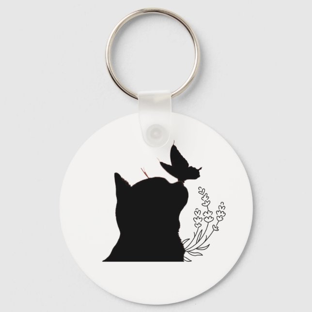 Whispers of Light tshirt Key Ring (Front)