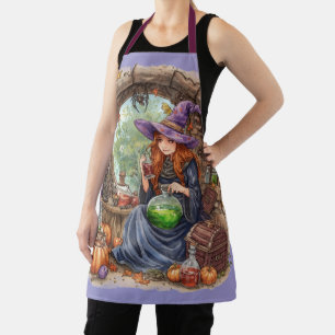 Whispers of Magic, Beautiful Witch and Her Potion Apron