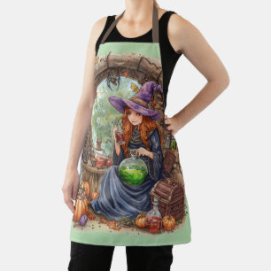Whispers of Magic, Beautiful Witch and Her Potion Apron