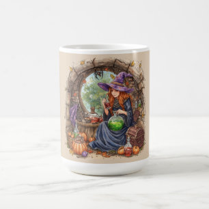 Whispers of Magic, Beautiful Witch and Her Potion Coffee Mug