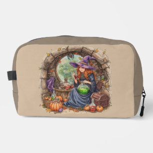 Whispers of Magic, Beautiful Witch and Her Potion  Dopp Kit