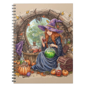 Whispers of Magic, Beautiful Witch and Her Potion Notebook