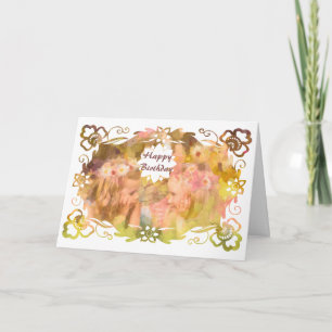 Whispers of Magic: Two Fairy Friends in a Garden Card