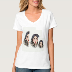 Whispers of Nature – Feminine Beauty in Bloom T-Shirt