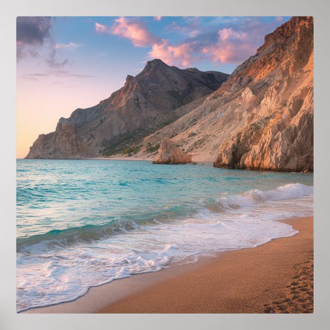 Whispers of Nature – Scenic Beach & Mountain Lands Foil Prints (Front)