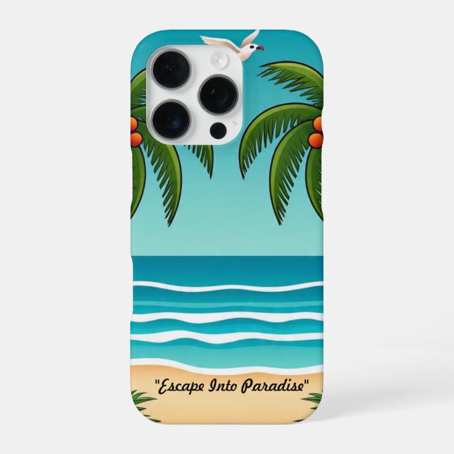 "Whispers Of Paradise" iPhone Case (Back)