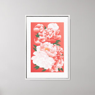 Whispers of Peony Grace Canvas Print