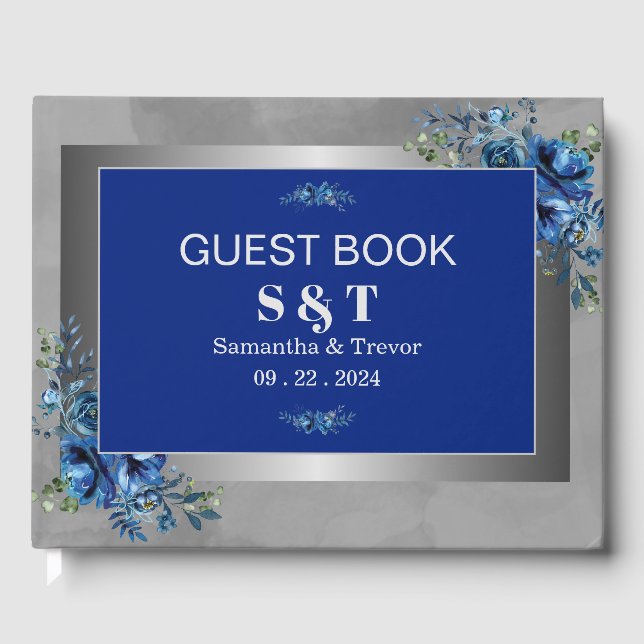 Whispers of Silver, Dreams of Blue Guest Book (Front)