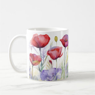 Whispers of Spring – Poppy Bloom Mug