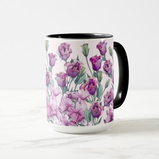 Whispers of Spring Watercolor Floral Mug (Front Right)