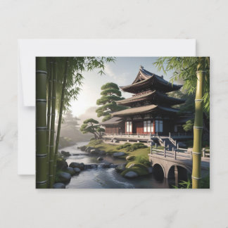 Whispers of the Bamboo Bridge Postcard