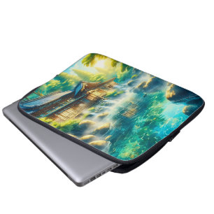 Whispers of the Cedar Stream Laptop Sleeve