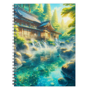 Whispers of the Cedar Stream Notebook