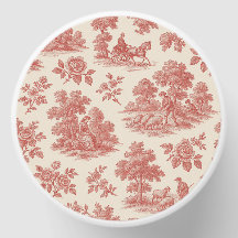 Whispers of the Countryside – Red Toile Soy Candle