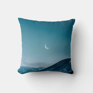 Whispers of the Crescent Night Cushion