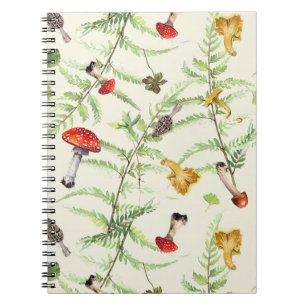 Whispers of the Forest – Dark Nature Watercolor Notebook